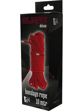 Dream Toys: Blaze, Deluxe Bondage Rope, 10m, red