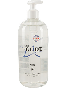 Just Glide Anal: Water-based Lubricant, 500 ml 