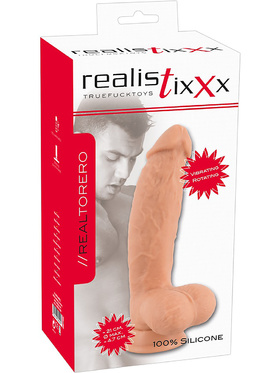 Realistixxx: Real Torero Dildo Vibrator, 21 cm