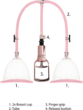 Pumped: Breast Pump Set, medium, pink