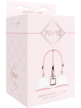 Pumped: Breast Pump Set, large, pink