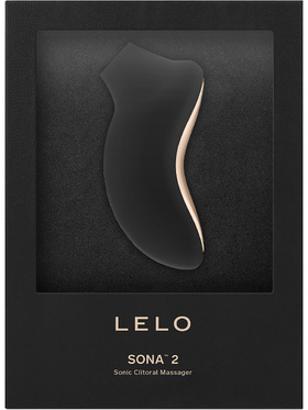 LELO: Sona 2 Cruise, Sonic Clitoral Massager, black 