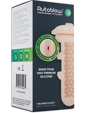 Autoblow A.I: Silicone Vagina Sleeve, light 