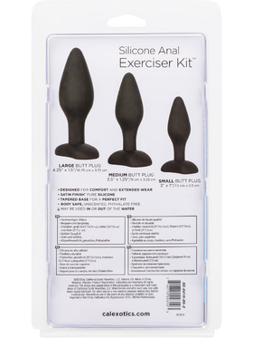 California Exotic: Silicone Anal Exerciser Kit, black 