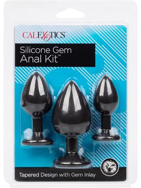 California Exotic: Silicone Gem Anal Kit, black 