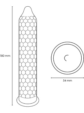 LELO: HEX, Condoms, 36-pack 