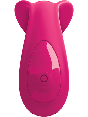 3Some: Double Ecstasy, Silicone Vibrator, pink