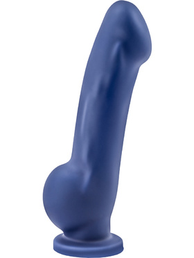 Blush: Avant D8, Platintum Cured Silicone Dildo, blue