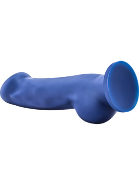 Blush: Avant D8, Platintum Cured Silicone Dildo, blue