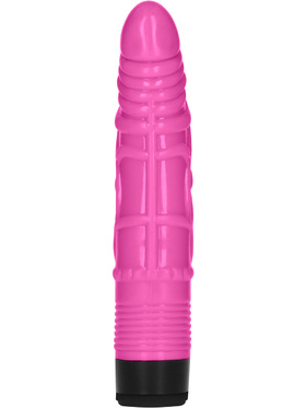 Shots Toys: GC 8 Inch Slight Realistic Dildo Vibe, pink