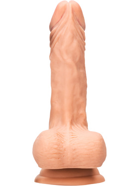 RealRock Skin: Realistic Dildo with Balls, 19 cm, light 