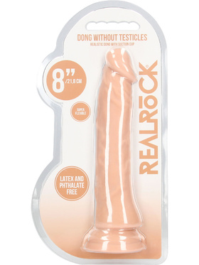 RealRock Skin: Realistic Dildo, 21.5 cm, light