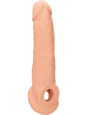 RealRock Skin: Penis Extender with Rings, 22 cm, light