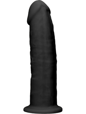 RealRock Ultra: Silicone Dildo / Dual Density, 15 cm, black