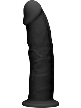 RealRock Ultra: Silicone Dildo / Dual Density, 15 cm, black