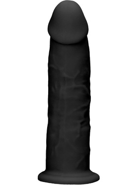 RealRock Ultra: Silicone Dildo / Dual Density, 15 cm, black