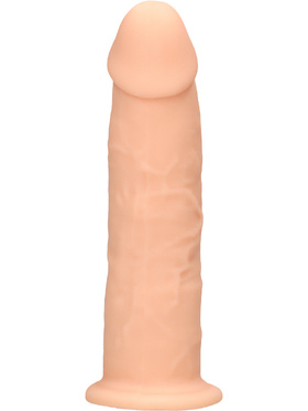 RealRock Ultra: Silicone Dildo / Dual Density, 15 cm, light