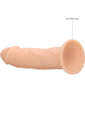 RealRock Ultra: Silicone Dildo / Dual Density, 15 cm, light