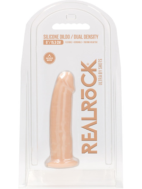 RealRock Ultra: Silicone Dildo / Dual Density, 15 cm, light