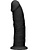 RealRock Ultra: Silicone Dildo / Dual Density, 19 cm, black