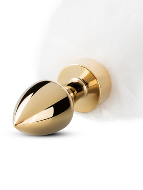 EasyToys: Fox Tail Plug No. 13, gold/white