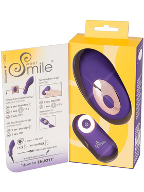 Sweet Smile: Remote Controlled Panty Vibrator, purple