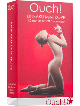 Ouch!: Kinbaku Mini Rope 1.5m, red