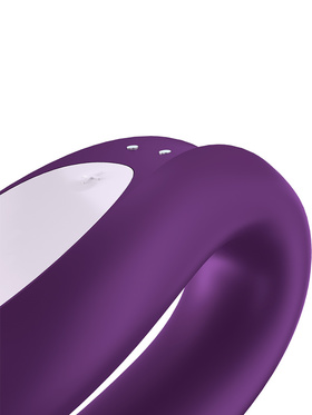 Satisfyer Connect: Double Joy, Partner Vibrator, purple 