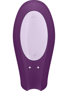 Satisfyer Connect: Double Joy, Partner Vibrator, purple 