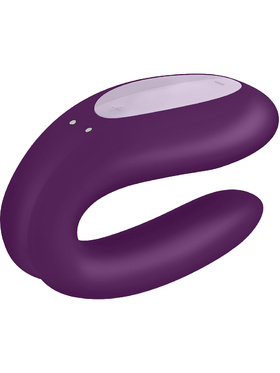 Satisfyer Connect: Double Joy, Partner Vibrator, purple 