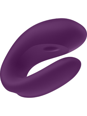 Satisfyer Connect: Double Joy, Partner Vibrator, purple 