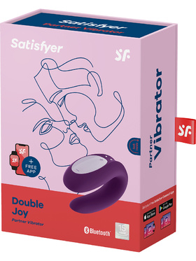 Satisfyer Connect: Double Joy, Partner Vibrator, purple 