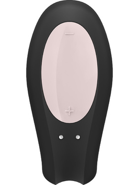 Satisfyer Connect: Double Joy, Partner Vibrator, black 