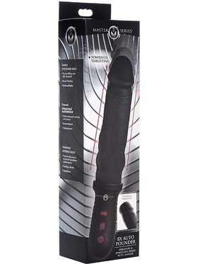 XR Master Series: 8X Auto Pounder, Thrusting Dildo, black