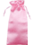 Satin storage bag, 45 x 19.5 cm, pink