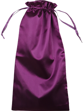 Satin storage bag, 45 x 19.5 cm, purple