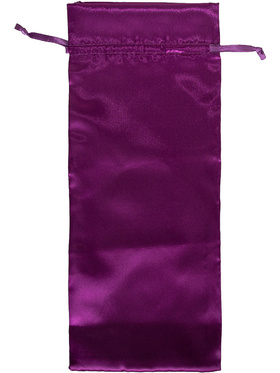 Satin Storage Bag, 37 x 14.5 cm, purple