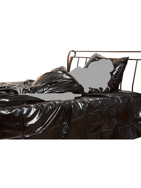 Orion Fetish Collection: Vinyl Duvet Cover, 135x200 cm, black