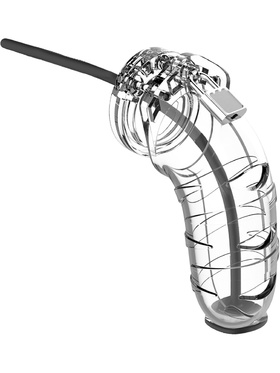 ManCage: Model 17 with Urethal Sounding, 14 cm, transparent