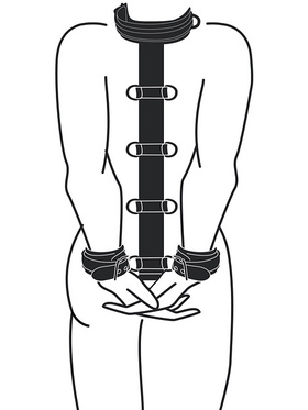 EasyToys: Neck to Wrist Restraint Set