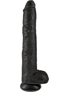 King Cock: Cock with Balls, 38 cm, black