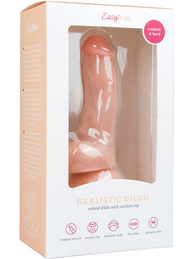 EasyToys: Realistic Dildo with Suction Cup, 15 cm, light