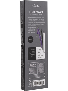 EasyToys: Hot Wax, Sensual Wax Candles, 3-pack 