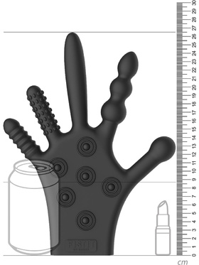 Fistit: Silicone Stimulation Glove, black