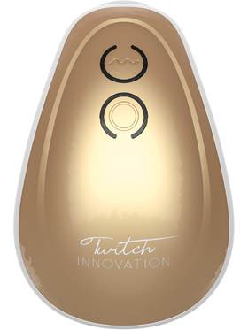 Innovation: Twitch, Hands-Free Suction & Vibration Toy, gold