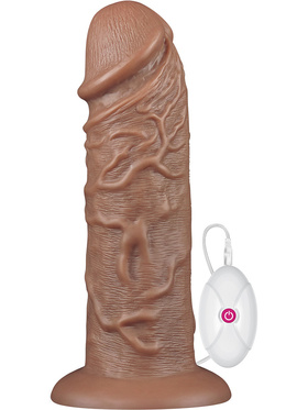 LoveToy: King-Sized Realistic Chubby Vibrating Dildo, 25 cm 