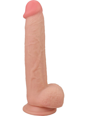 LoveToy: Sliding-Skin Dildo, 24.5 cm, light