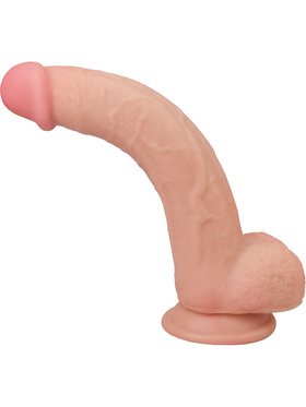 LoveToy: Sliding-Skin Dildo, 24.5 cm, light