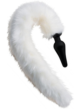 Tailz: White Fox Tail Anal Plug & Ears Set