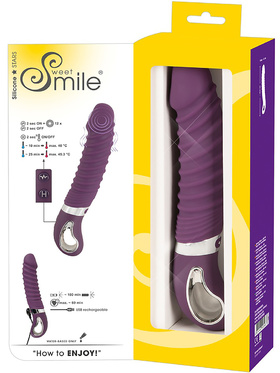 Sweet Smile: Warming Soft Vibrator, purple